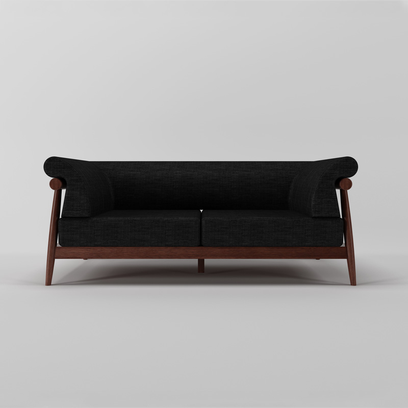 Ąžuolinė medinė Milano sofa Rustic